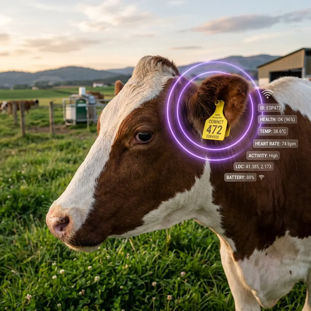 Aretes Inteligentes y Registro IoT - GanaderIA