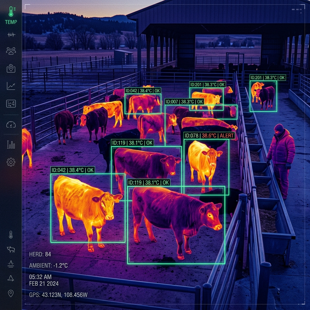 Termografía y Control de Temperatura - GanaderIA